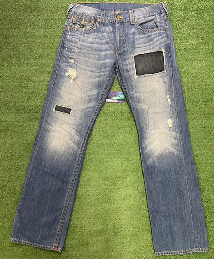 True Religion distressed jeans
