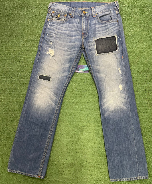 True Religion distressed jeans