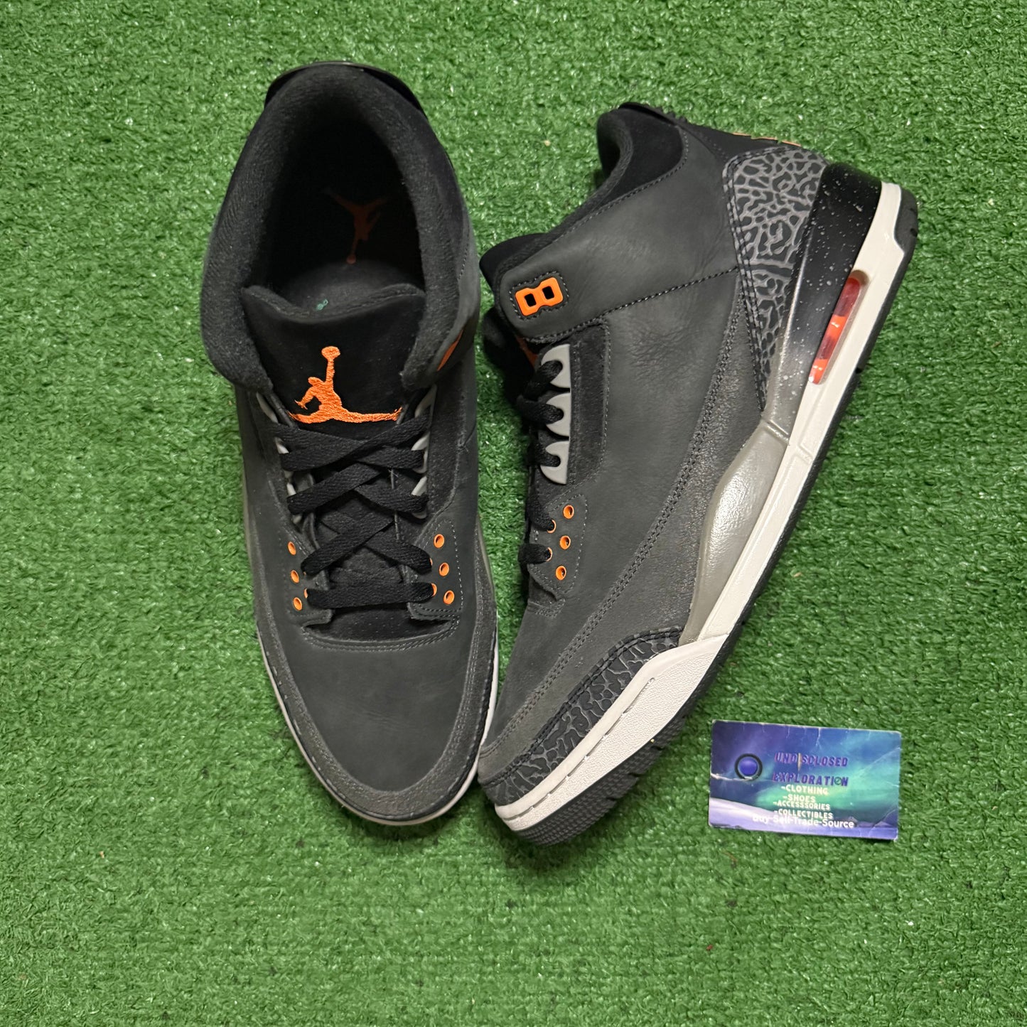 Jordan 3 Fear 13 Men “Preowned”