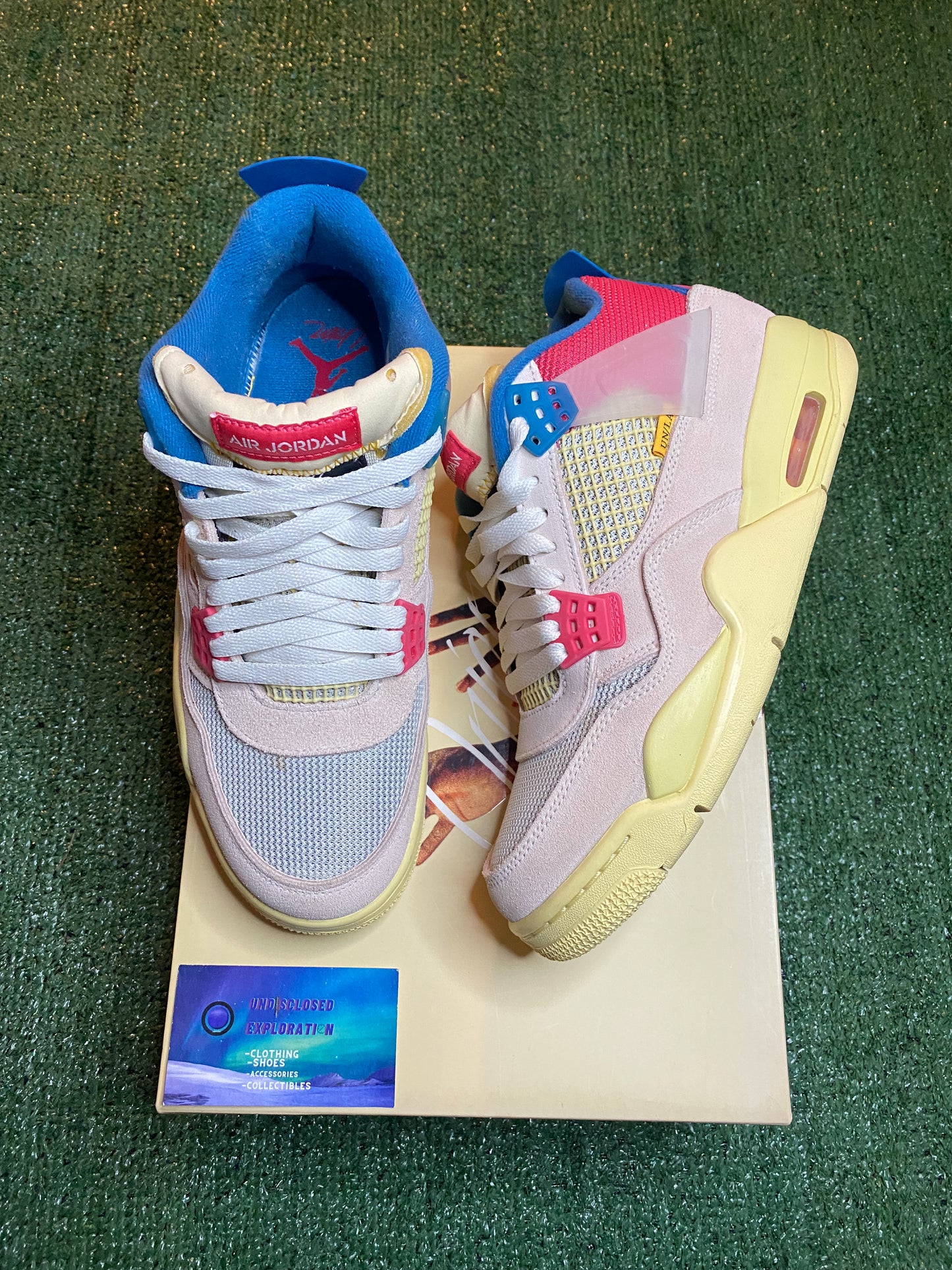 Jordan 4 union guava ice 8.5men/10women