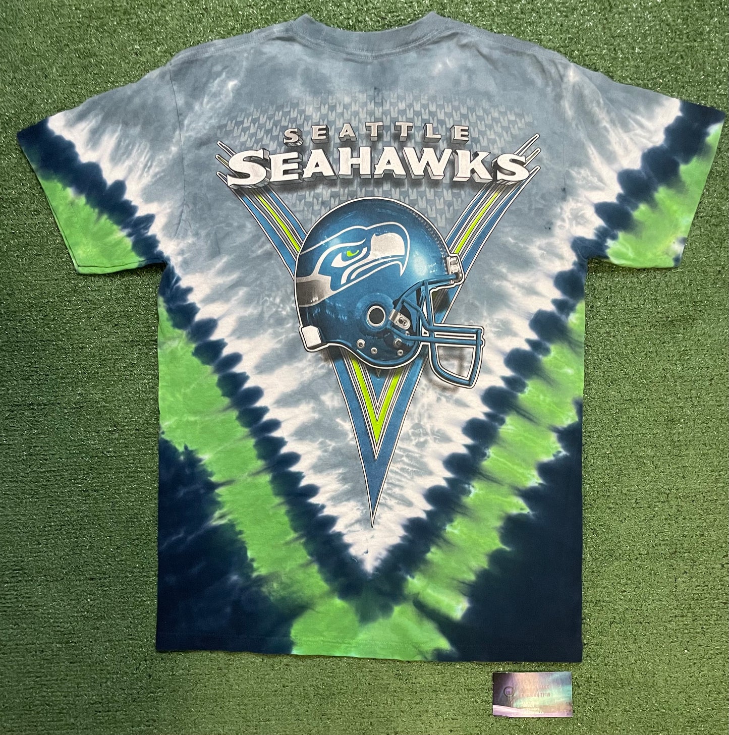 Vintage Seattle Seahawks tie dye tee