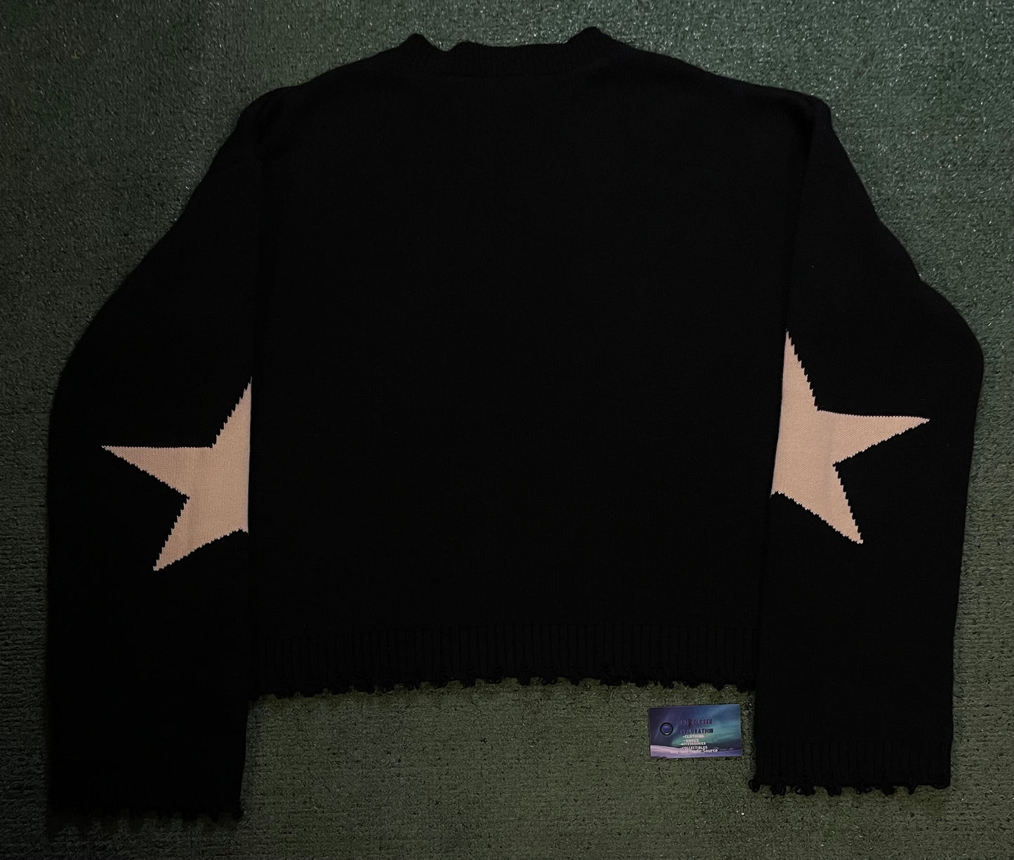 Vale State black knit sweater