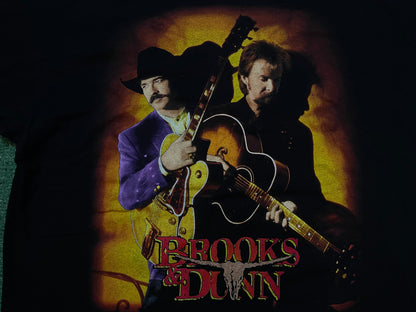 Vintage 1990s Brooks & Dunn the tour of America double sided tee