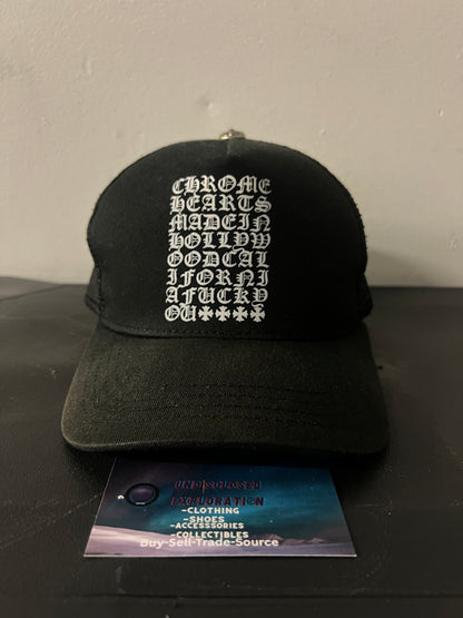 Chrome Hearts Eye Chart black hat