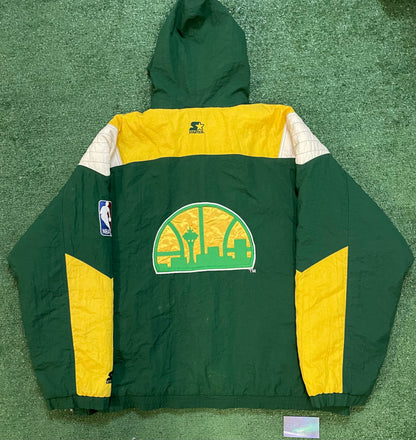 Vintage 1990s Seattle Supersonics starter jacket