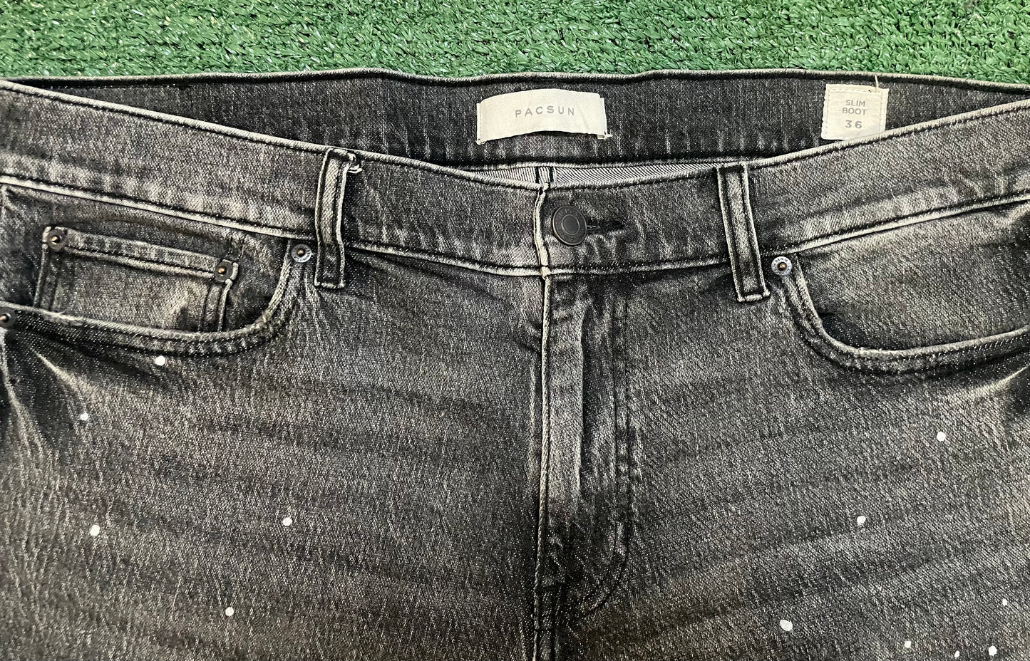 Pacsun Slim Boot distressed jeans