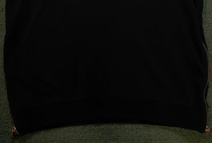 Balmain Paris black and gold tracksuit