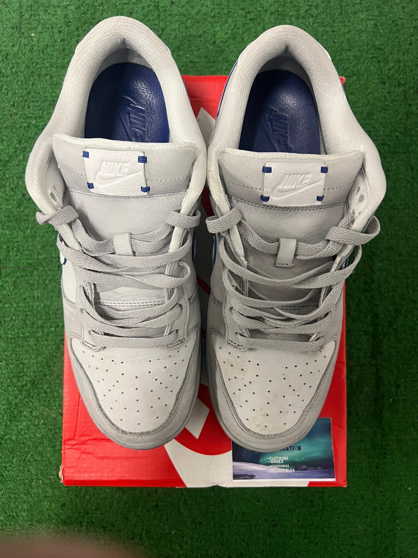Nike dunk low wolf grey pure platinum size 10.5men/12women