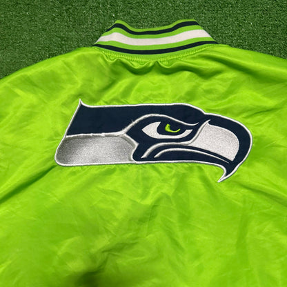 Seattle Seahawks Satin Jacket