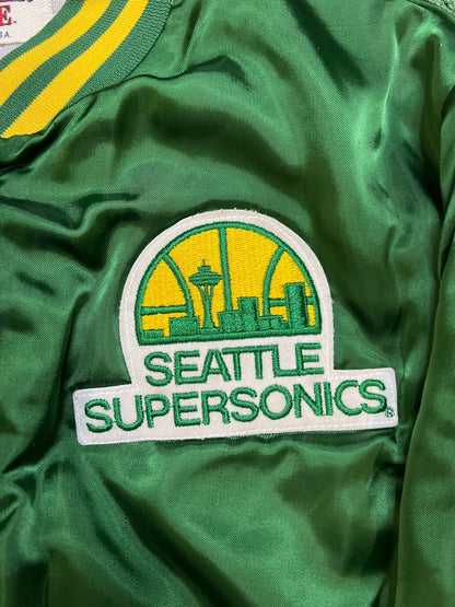 Vintage 1990s Seattle SuperSonics satin jacket