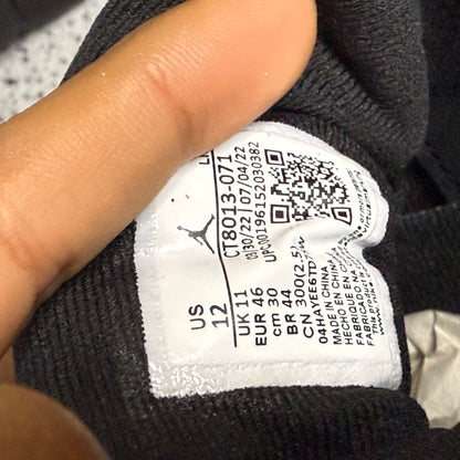 Jordan 12 Black Taxi