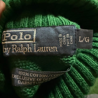 Vintage Y2K Polo Ralph Lauren Knit Turtleneck Sweater