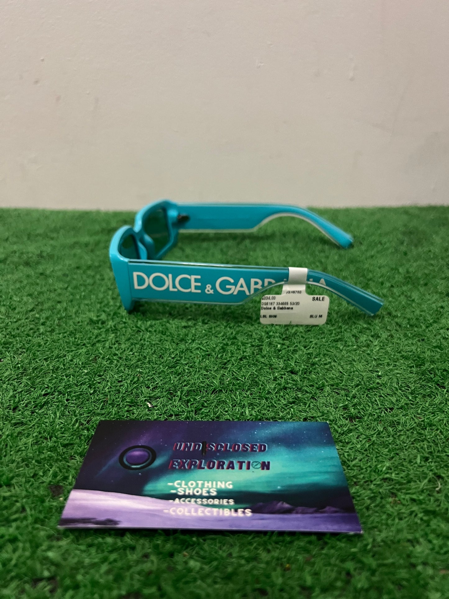 Dolce & Gabanna blue sunglasses 6187