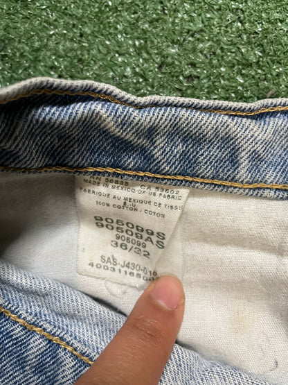 Cabela’s light wash jean shorts