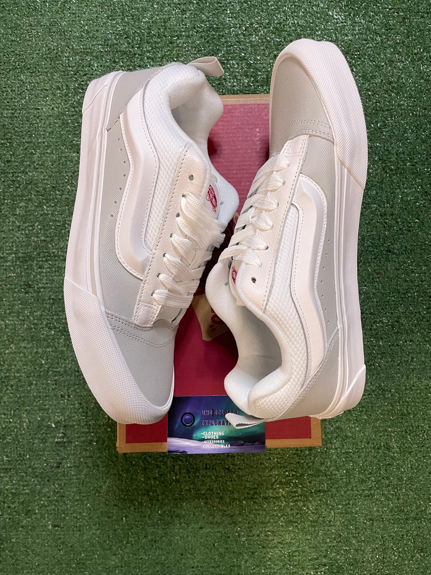 Vans Knu Old Skool skate white/red