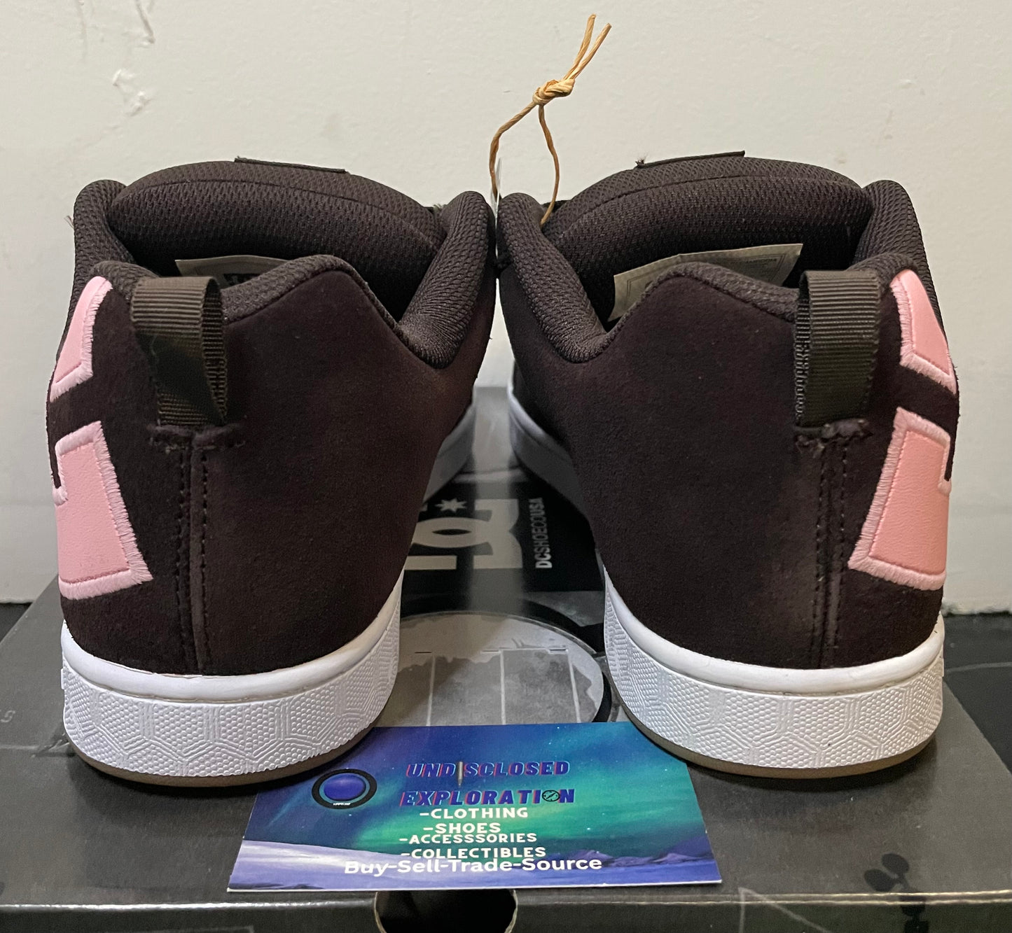 DC Court Graffik Skate Brown / Pink