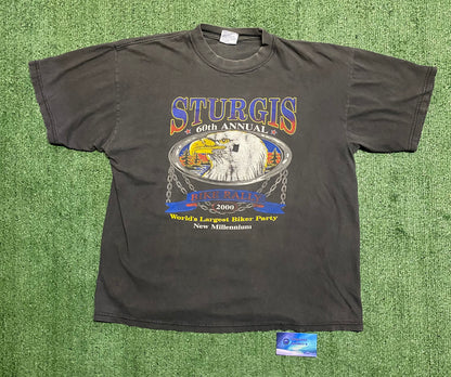 Vintage 2000 Sturgis 60th Annual Bike Rally Tee