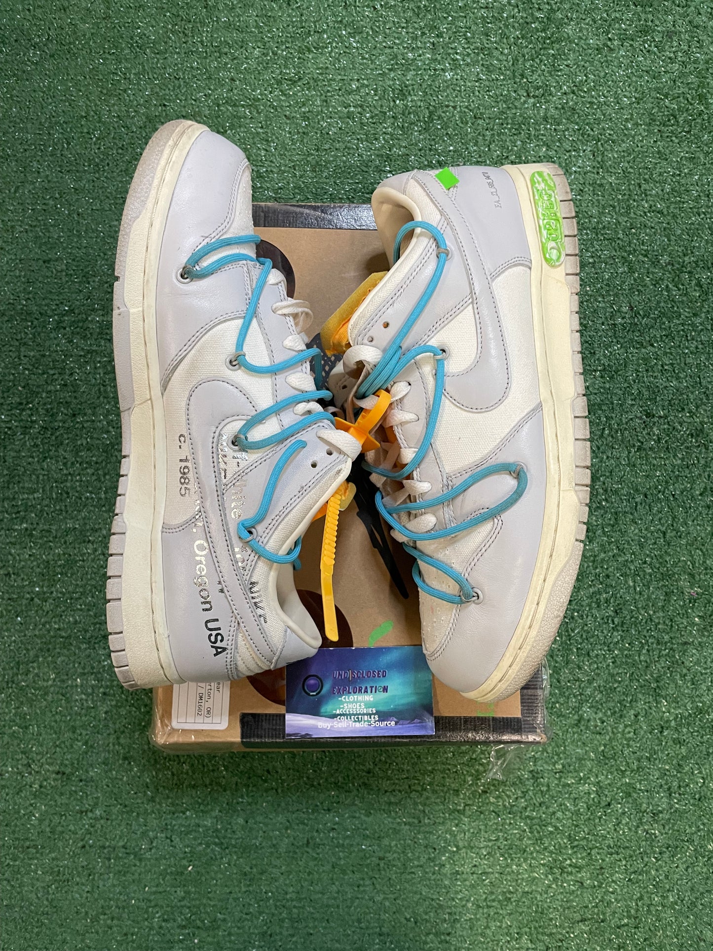 Nike Dunk Low X off white lot 2 of 50 size 11men/12.5women