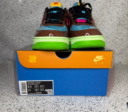 Nike Air Force 1 Undefeated Pink Prime 9.5 Men/11 Women “Preowned”