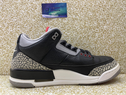 Jordan 3 Black Cement 11.5 Men/13 Women “Preowned”