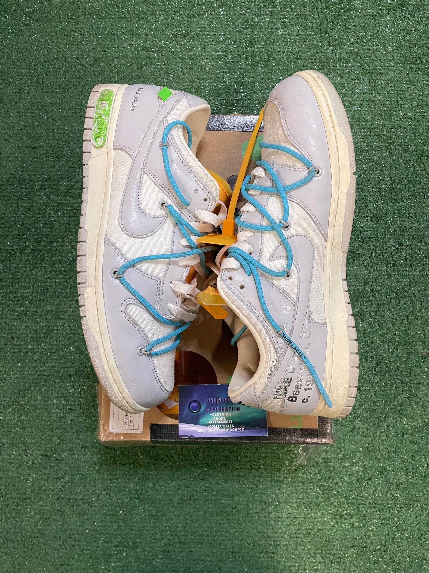 Nike Dunk Low X off white lot 2 of 50 size 11men/12.5women