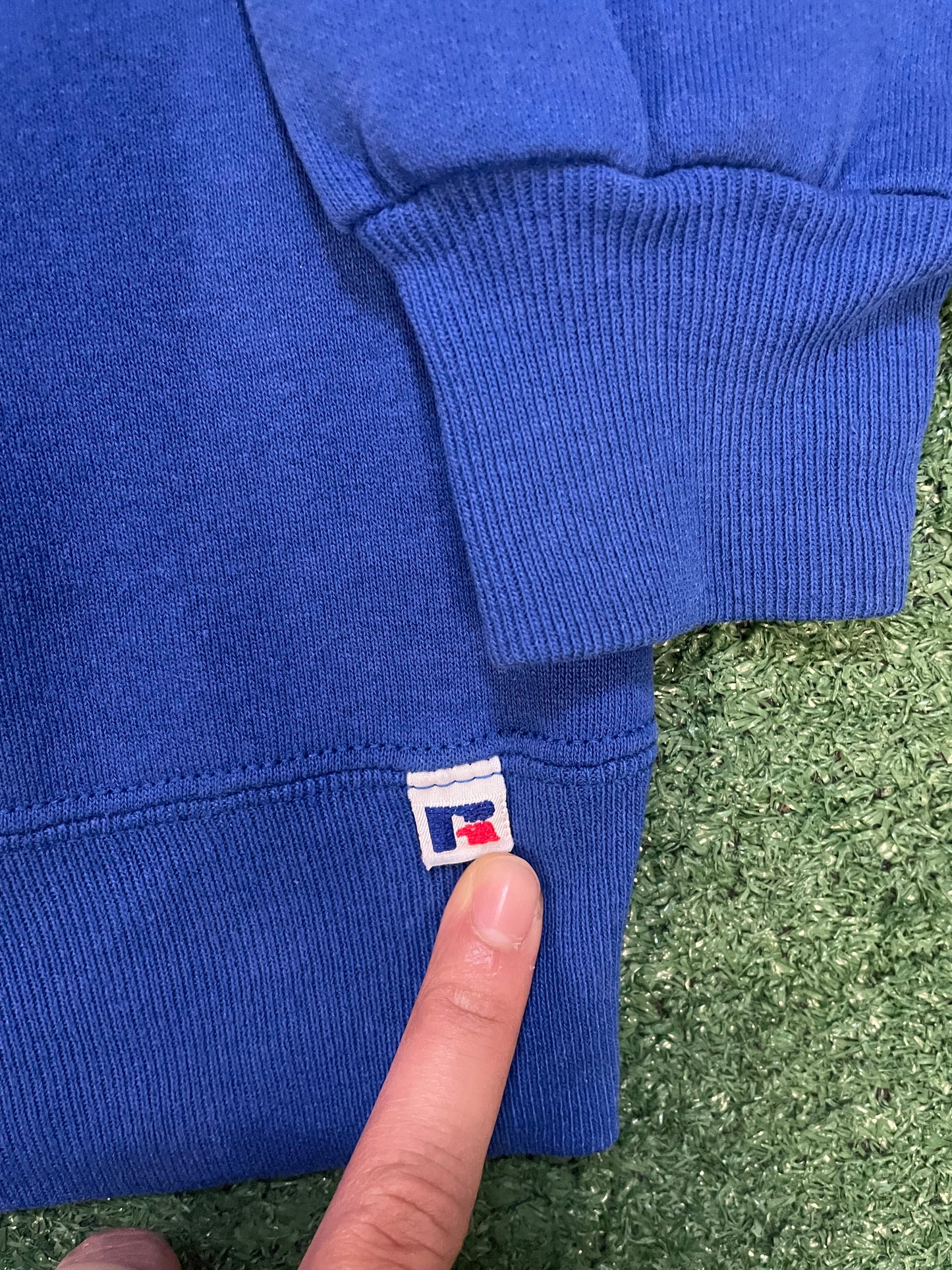 Vintage 1990s Bears embroidered blue nature crewneck