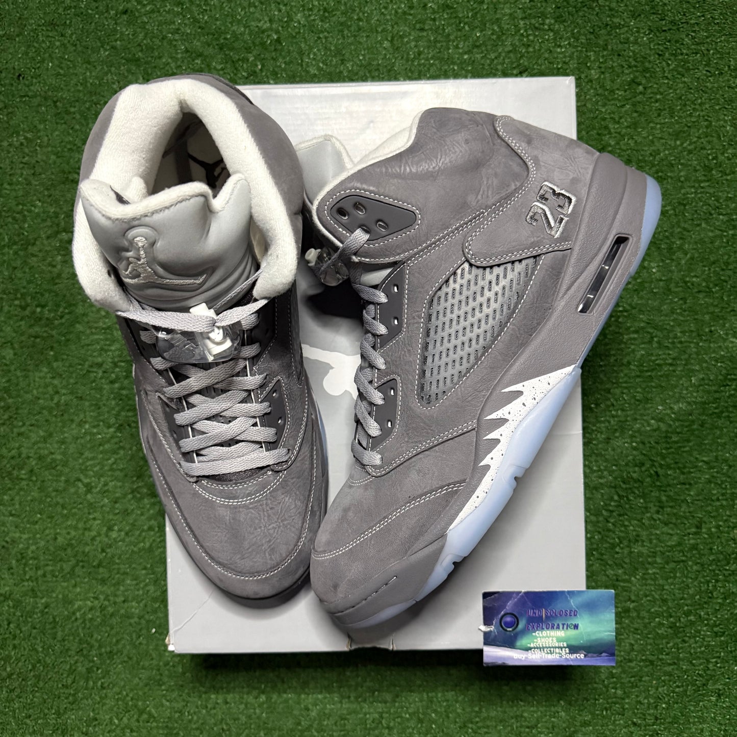 Jordan 5 Wolf Grey 13 Men “Preowned”