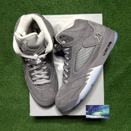 Jordan 5 Wolf Grey 13 Men “Preowned”