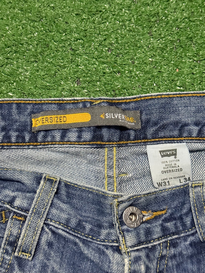 Vintage Levis Oversized Silver Tab Jeans