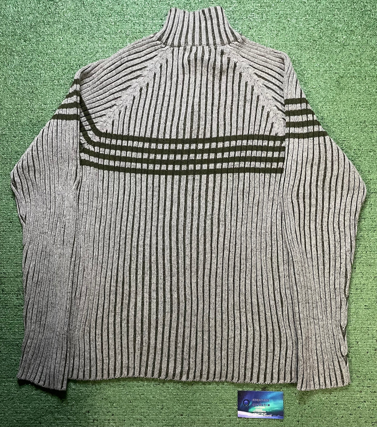 American Rags grey quarter zip