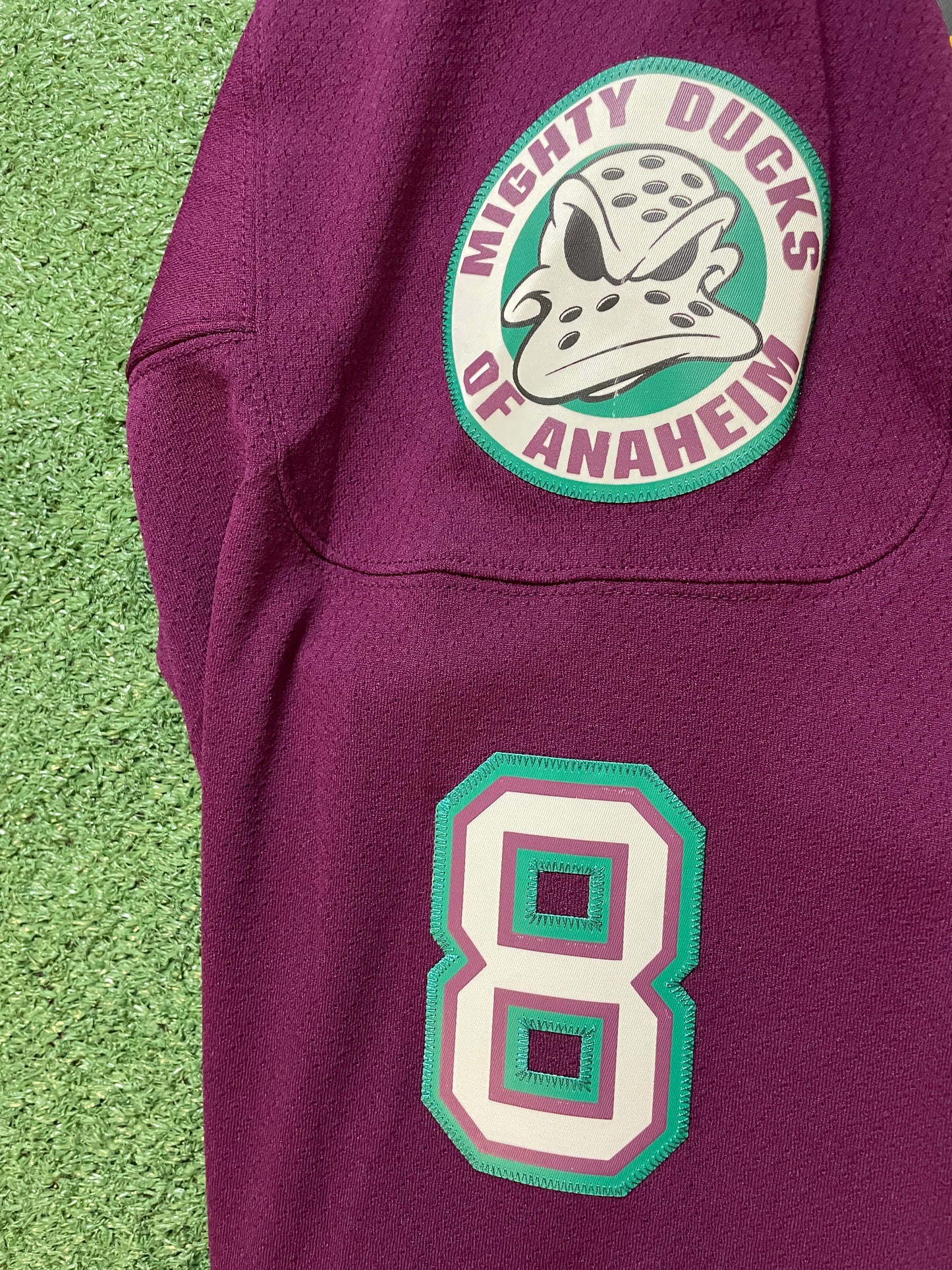 Mitchell & ness Anaheim Mighty Ducks Teemu Selanne #8 hockey jersey