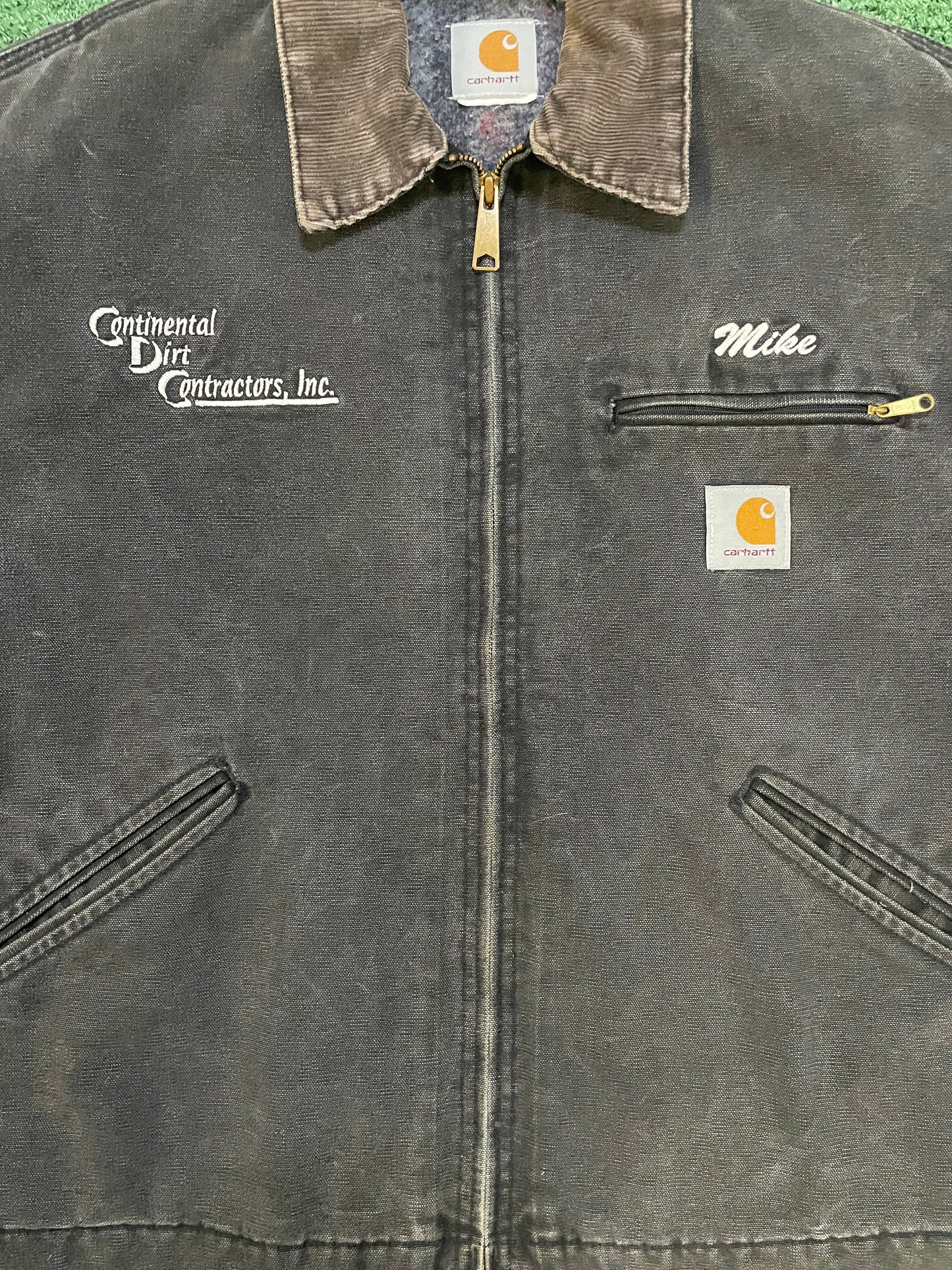Vintage 1990s Carhartt Detroit gravel gray Detroit jacket