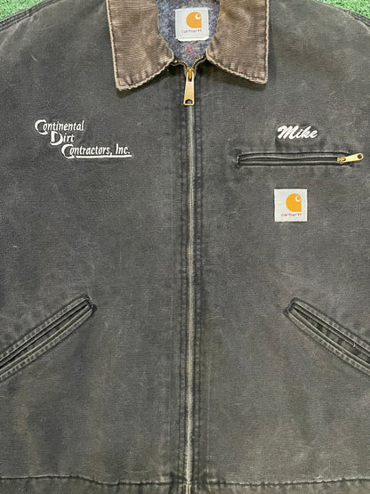 Vintage 1990s Carhartt Detroit gravel gray Detroit jacket