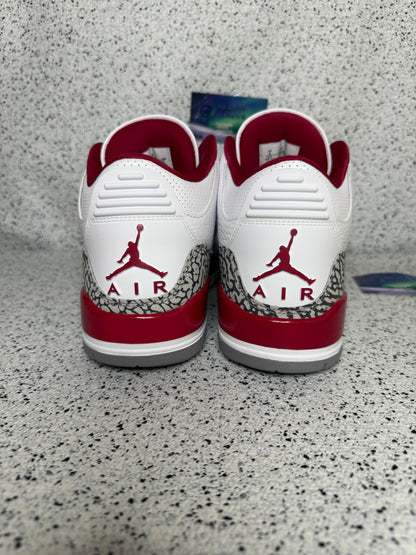 Jordan 3 Cardinal Red