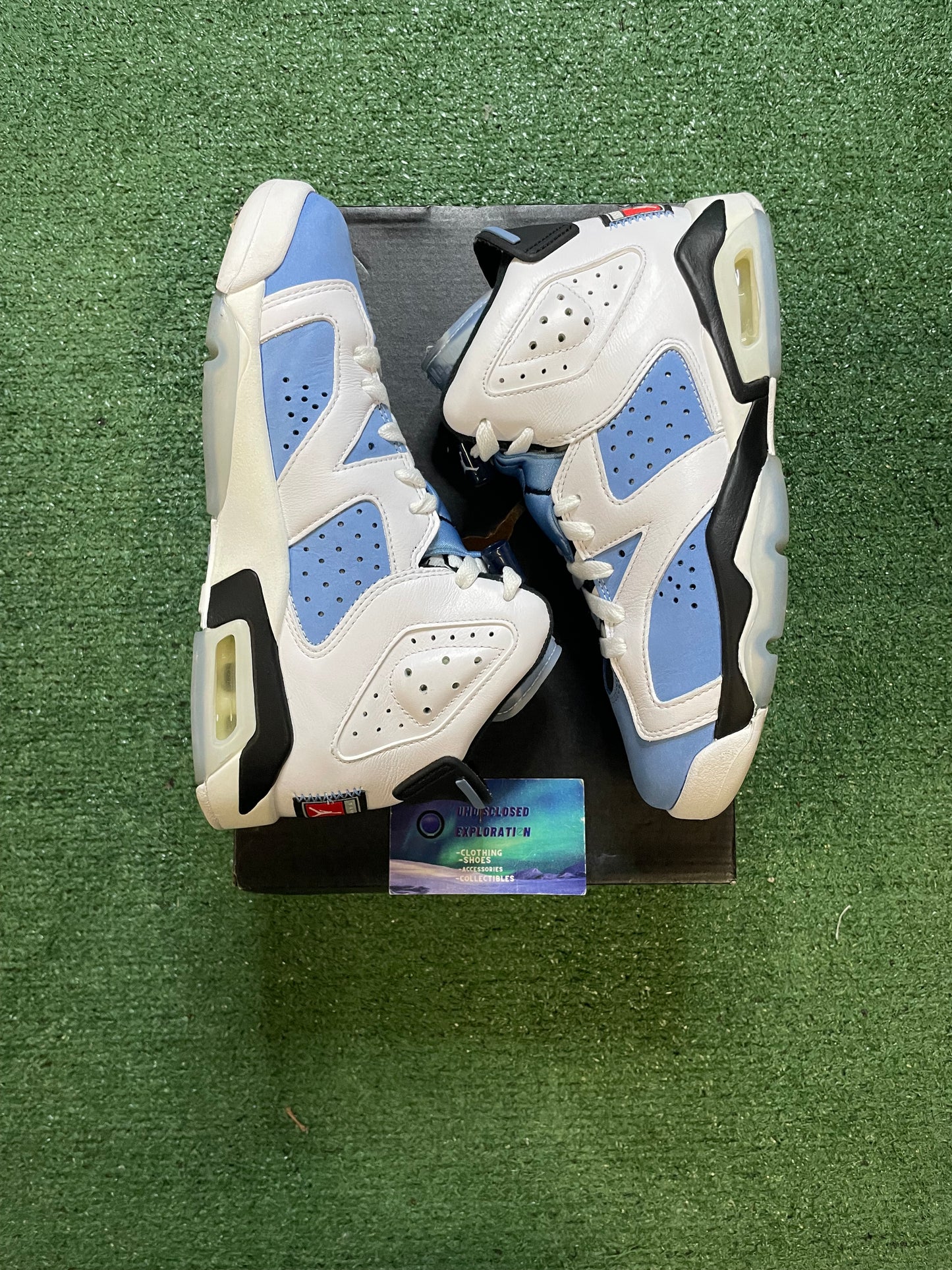 Air Jordan 6 UNC white size 5.5youth/7women