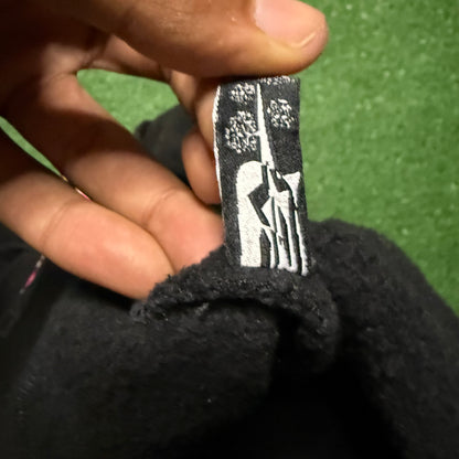 Sp5der P*nk Hoodie Black