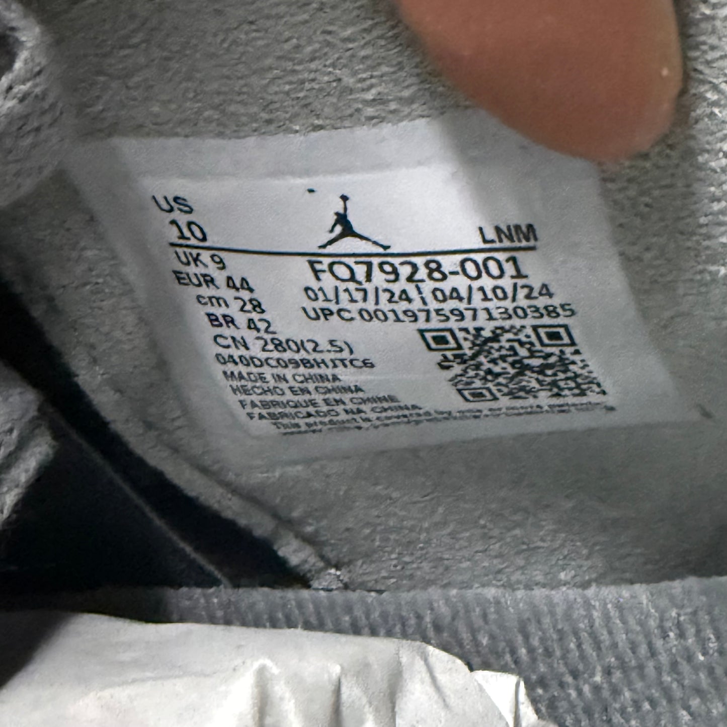 Jordan 4 Wet Cement