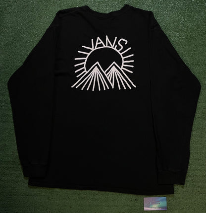 Vans black mountain longsleeve
