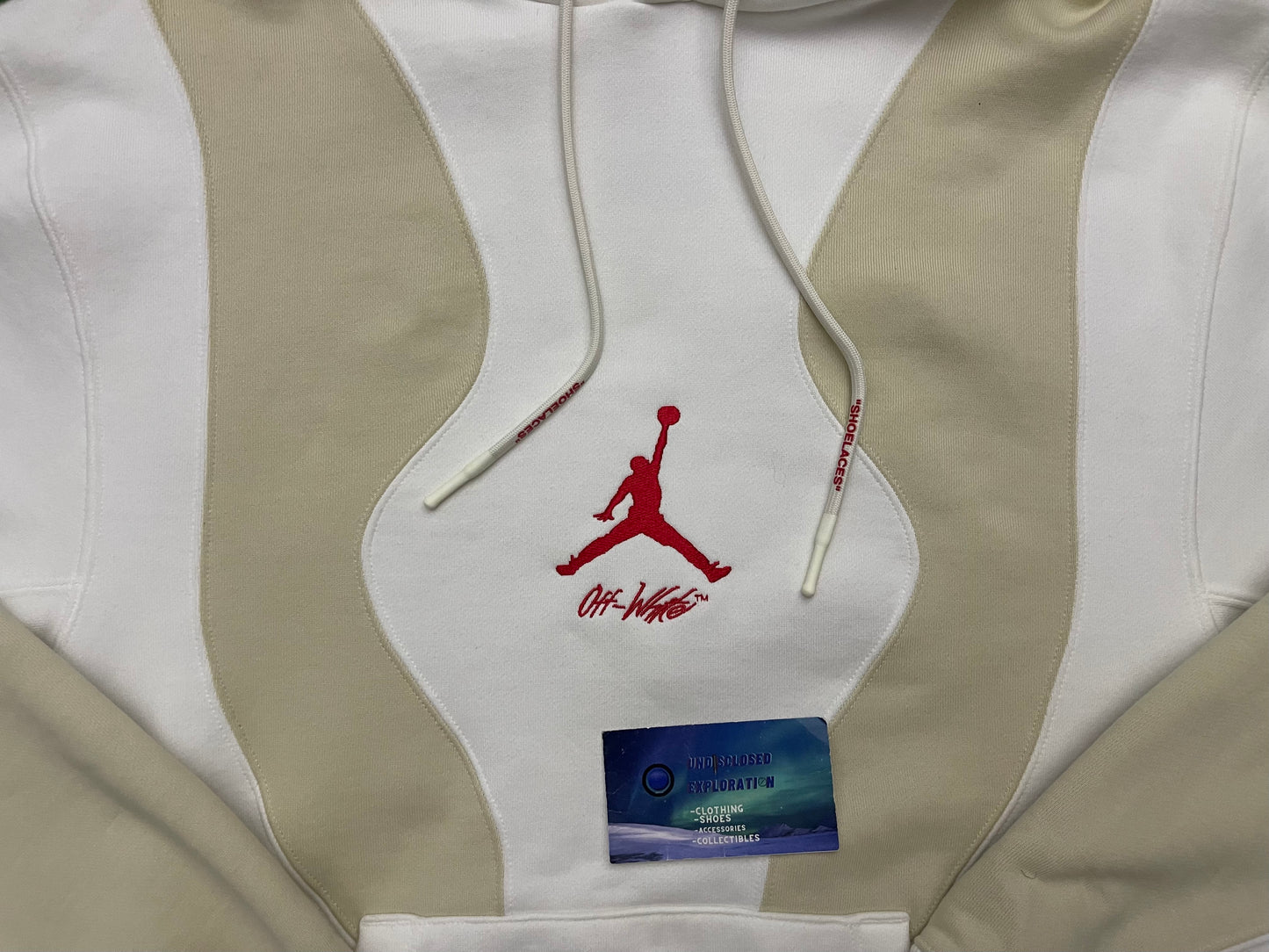 Jordan X Off-White Hoodie White Small