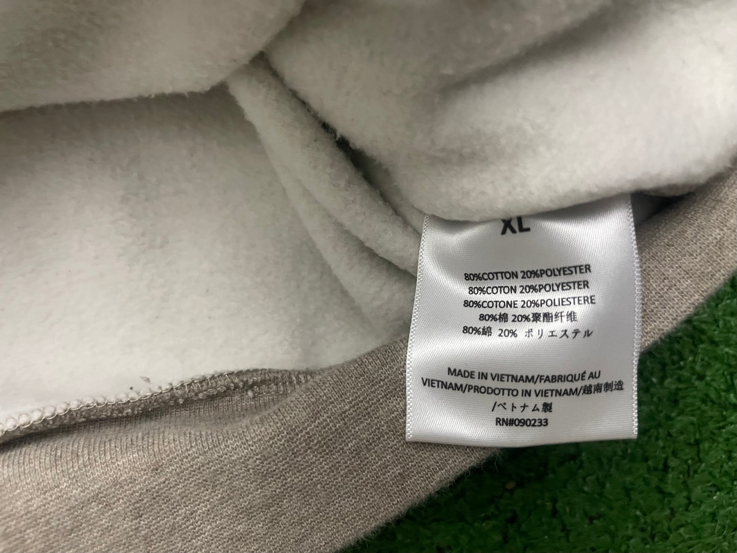 Fear of God Essentials Taupe Bonded Hoodie