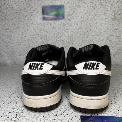 Nike Dunk Low Reverse Black White 9 Men “Preowned”