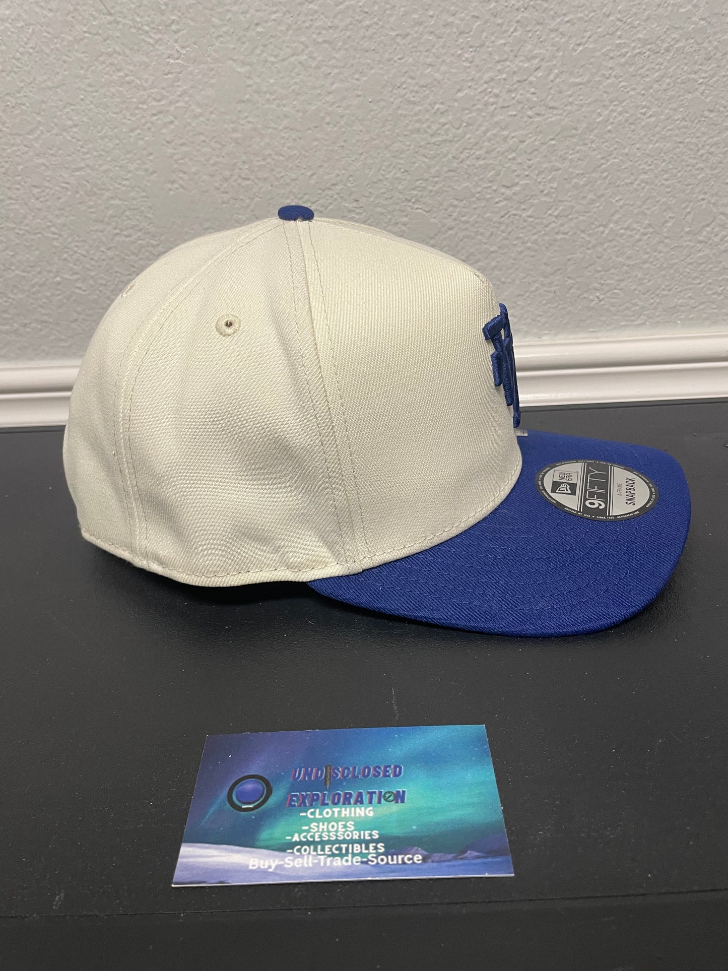 Los Angeles Dodgers Upside down new era white & blue hat