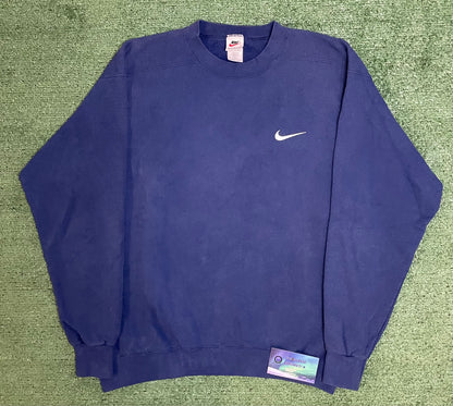 Vintage 1990s Navy Nike crewneck