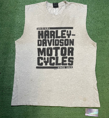 Harley Davidson Nashville cutoff tee