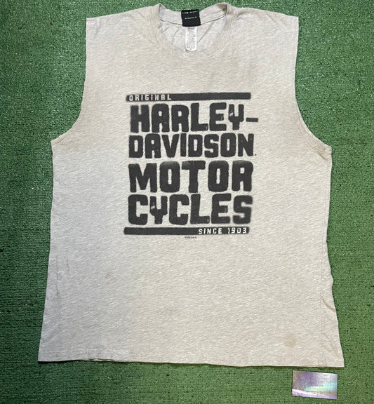 Harley Davidson Nashville cutoff tee