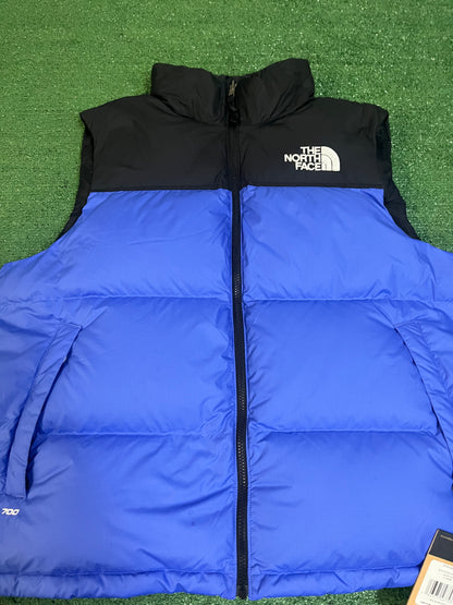 North face nuptse 700 solar blue vest