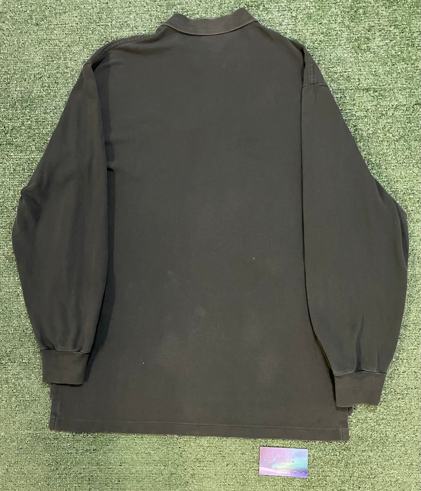 Ralph Lauren green polo longsleeve