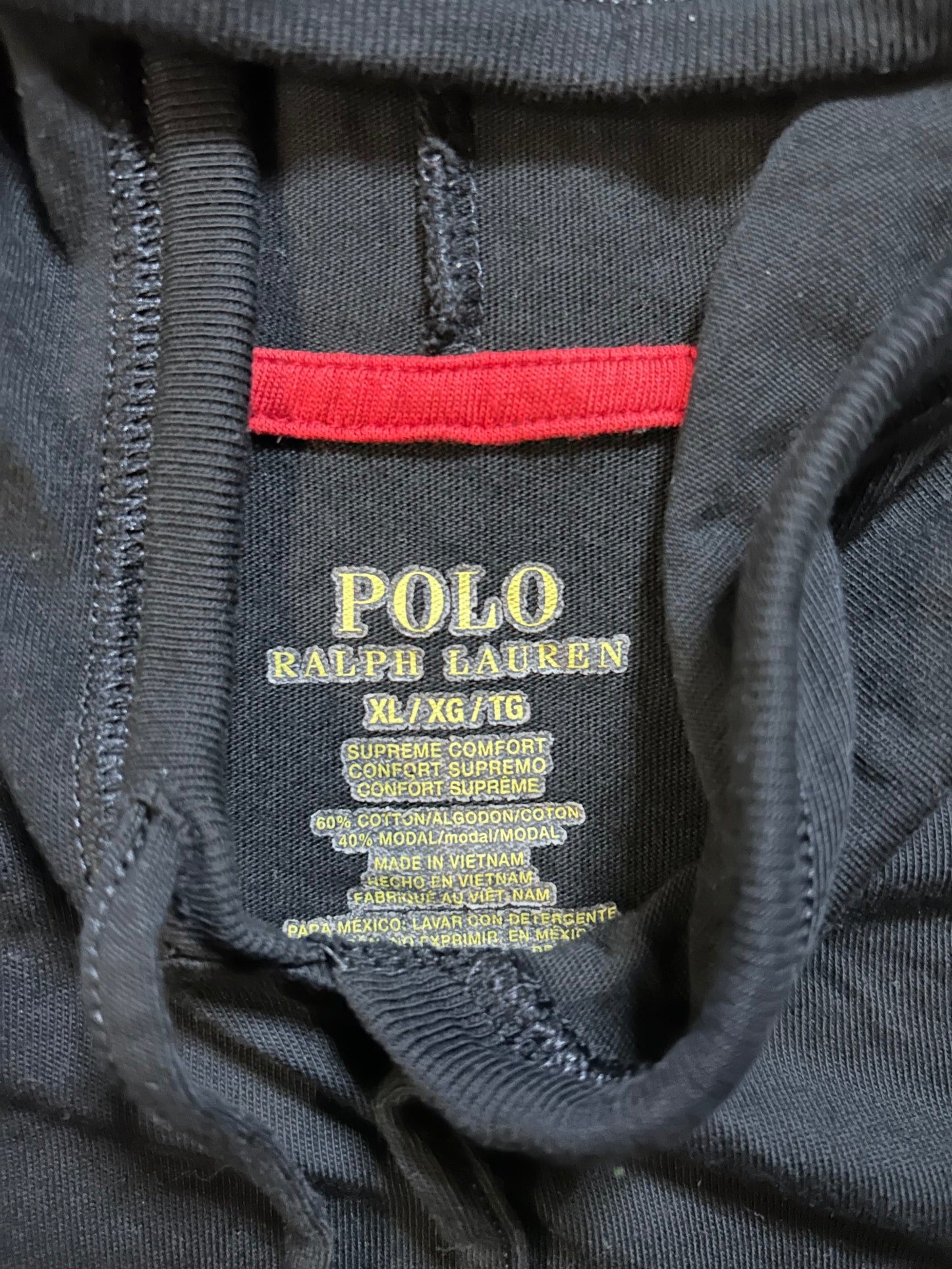 Polo Ralph Lauren long sleeve black hoodie