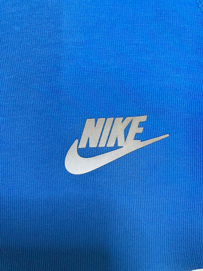 Nike Tech fleece hoodie burgundy and light photo blue