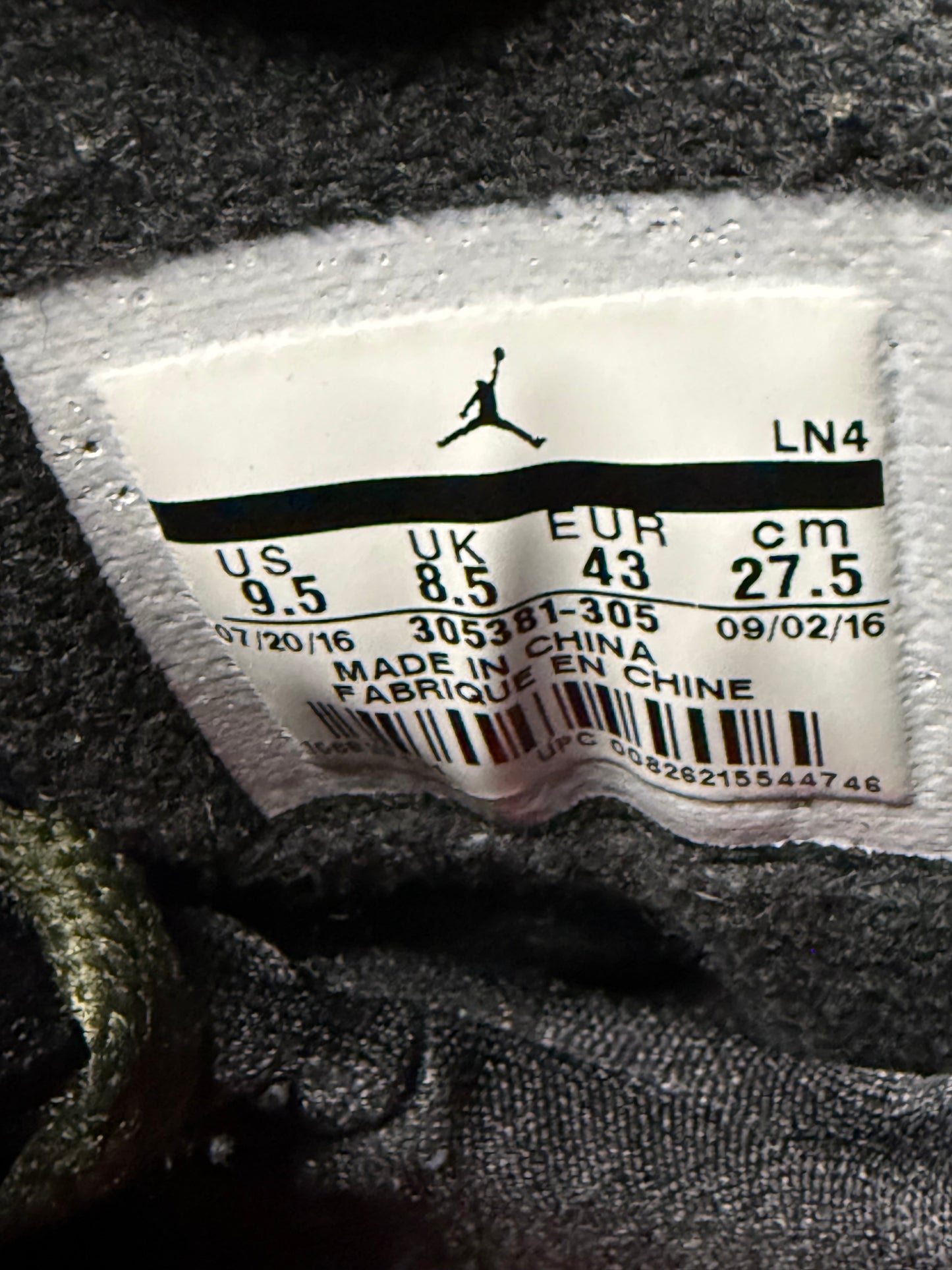Jordan 8 Undefeated Take Flight 9.5 Men/11 Women “Preowned”